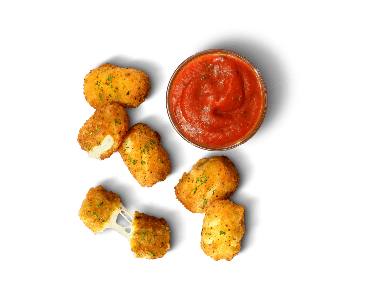 6ct mozz and herb bites + marinara | Crispy 'n Gooey Goodness | Jamba